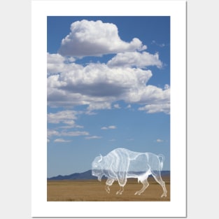 Buffalo Roaming the Range Posters and Art